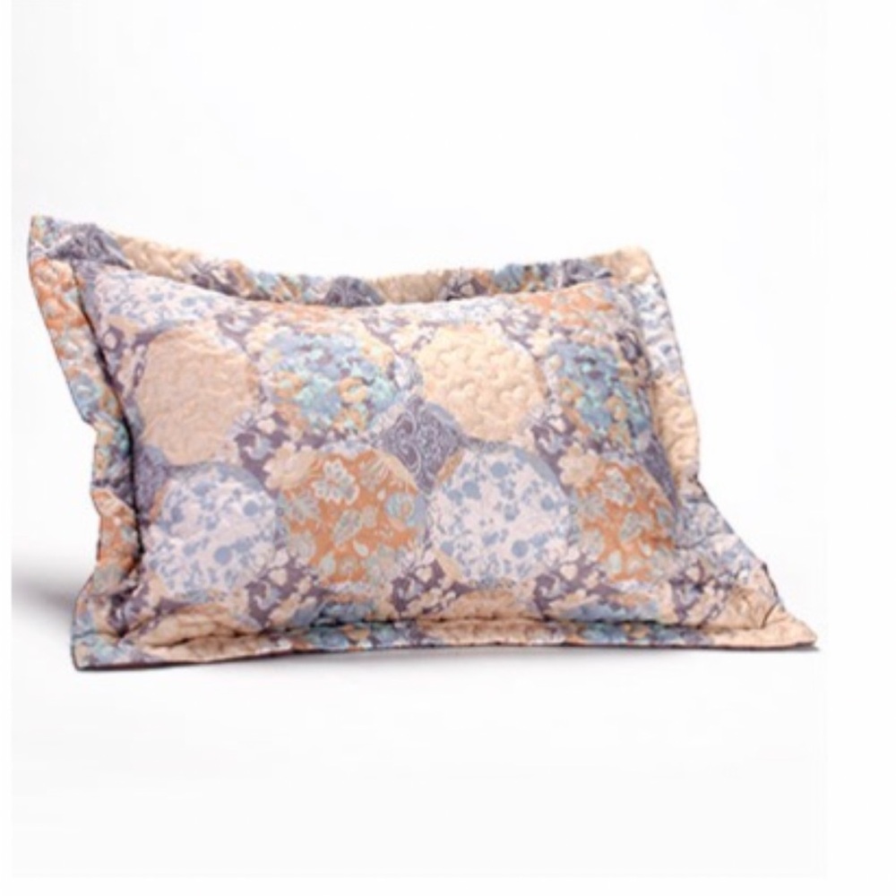 NEW Romero Patchwork Quilted Standard Size Pillow Sham